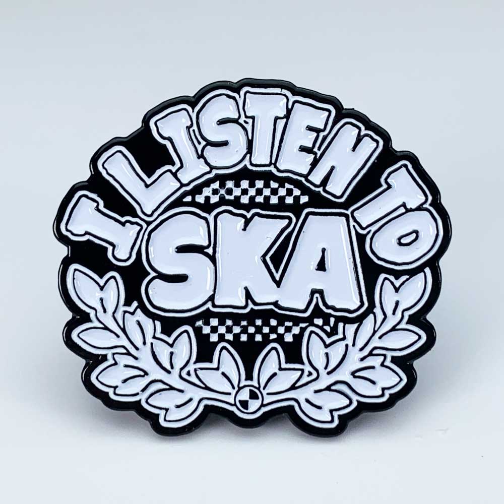 I Listen to SKA Enamel Pin