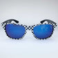 Checkered Sunglasses: Classic Frame