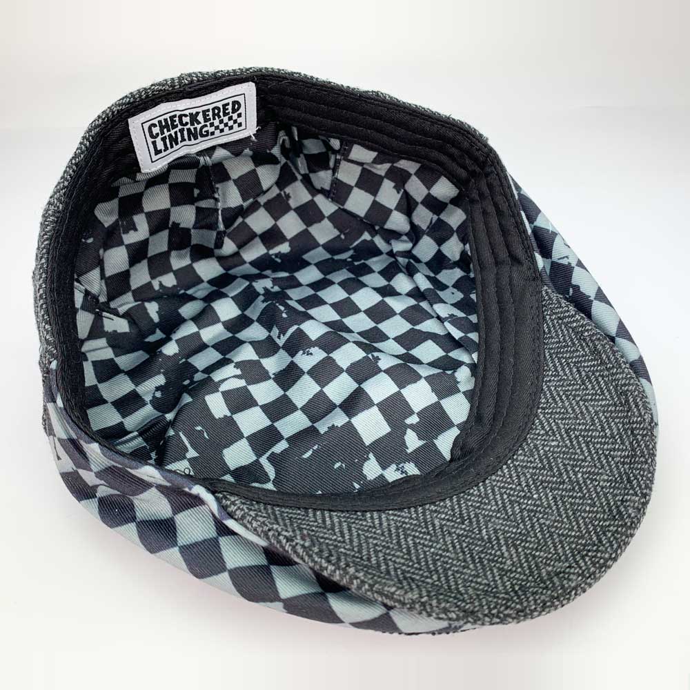 Flat Cap – Checkered Lining